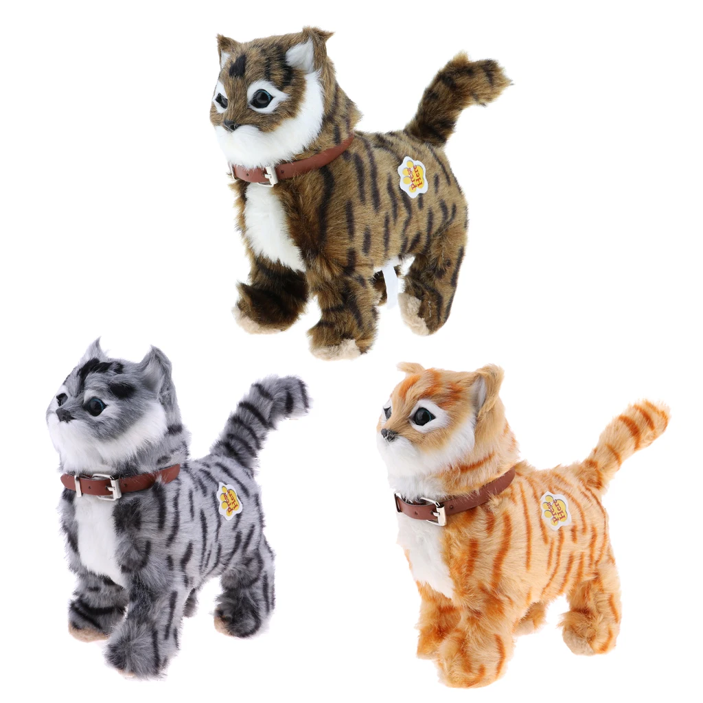 

Plush Walking Cat Toy with Sound & Music,Kids Toy Birthday Gift Doll Decorations