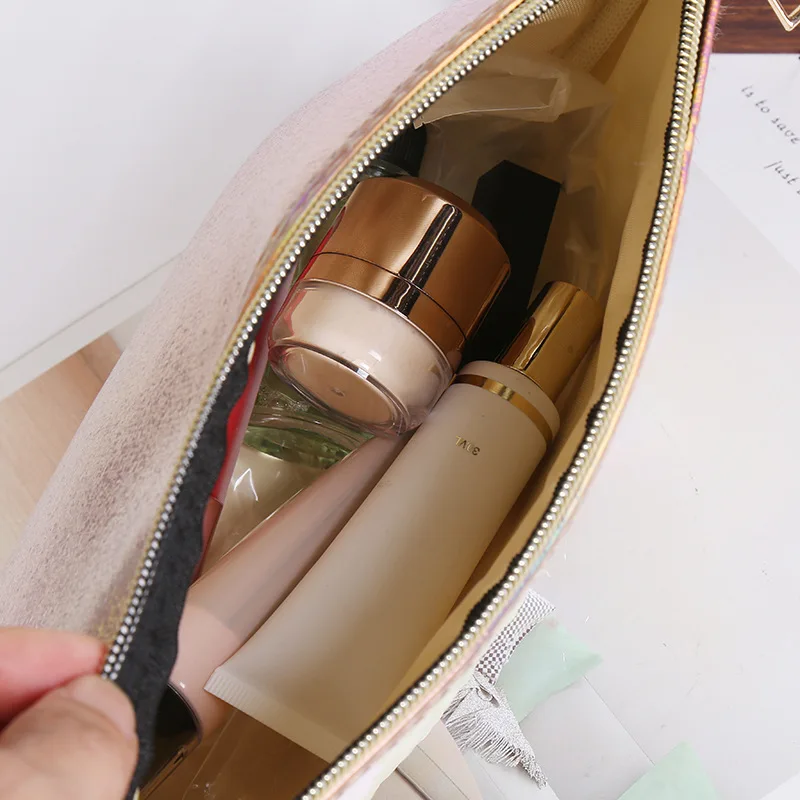 Платье с принтом бабочки блестки Водонепроницаемый Макияж сумка ремешком на