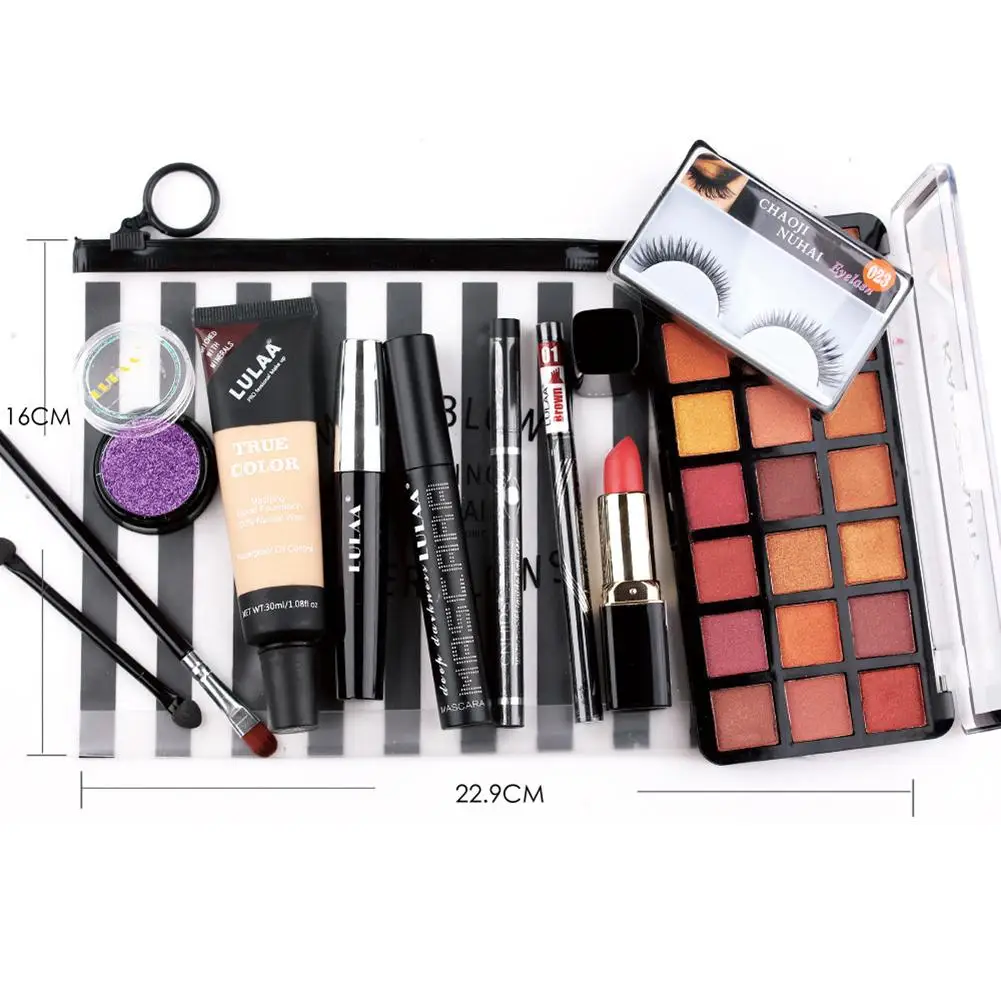 10 шт. набор для макияжа Полный легко носить с собой высокое качество долговечный