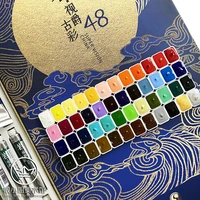 super vision watercolor paint art paint chinese painting paint 2448 color acuarelas artists art supplies