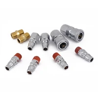 10pcs quick coupler air quick fittings set pneumatic coupler 14 air hose connector fittings hardware for air tools accessorie