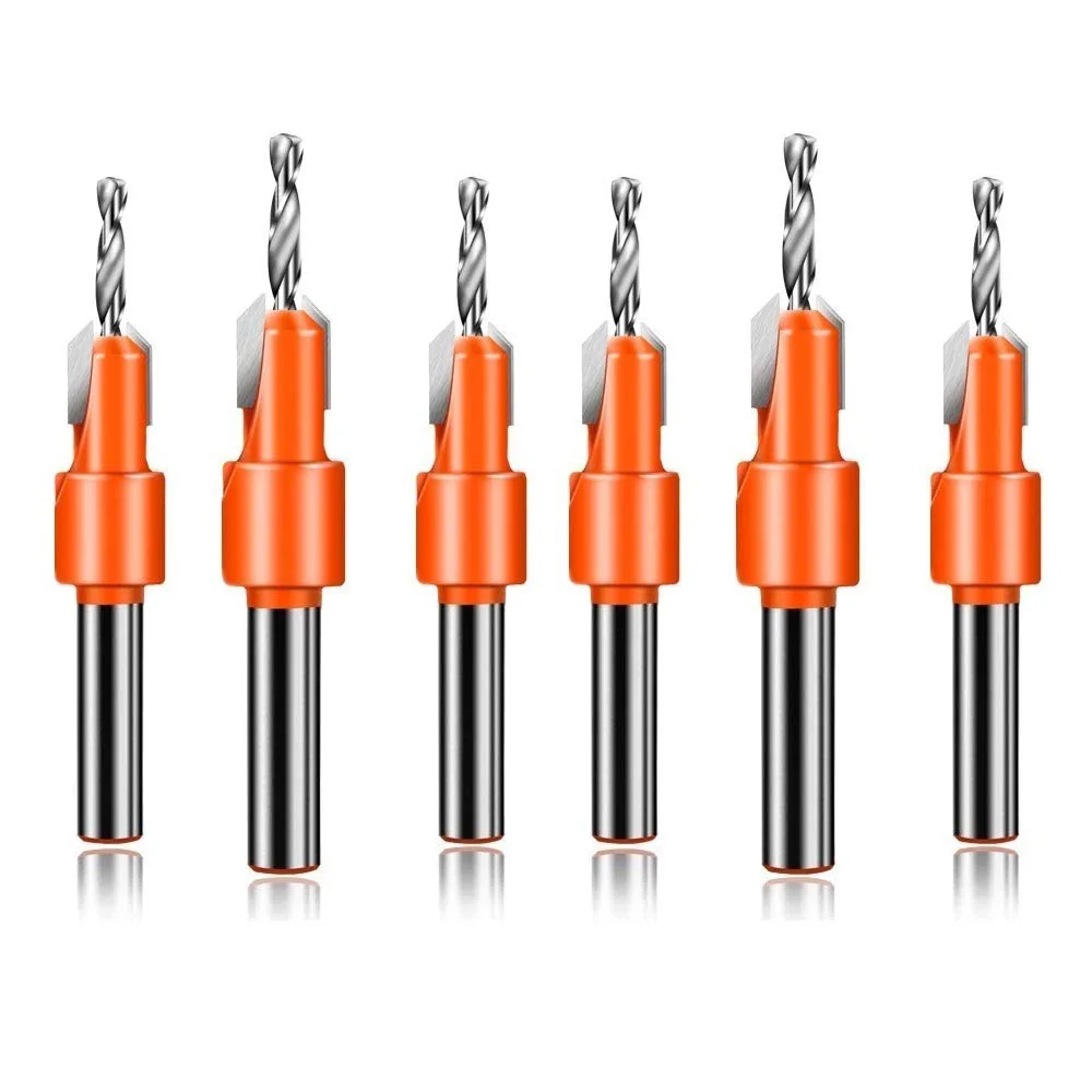 

Countersink Drill Bits Self Tapping Screw Tapper Reamer Chamfer Woodworking Tool