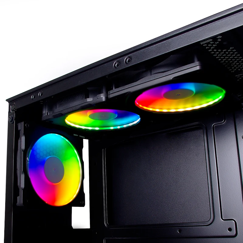 PHANTEKS 5V 140 мм ореолов RGB Цвет Фул светодиодный Радуга вентилятор Диафрагма