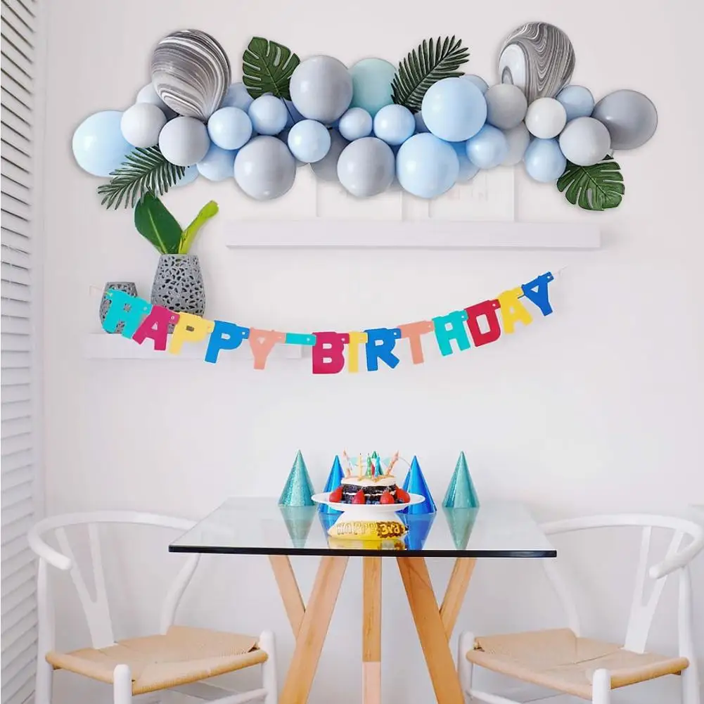 Украшение для дня рождения набор воздушных шаров полоска праздничный шар