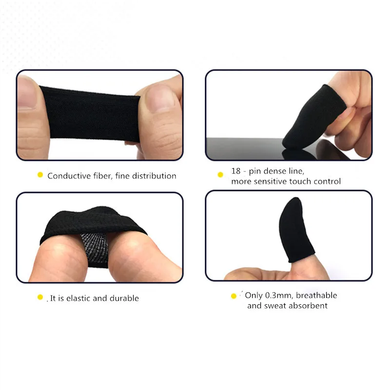 Мобильный Пальчиковый ларек чувствительный игровой контроллер Sweatproof