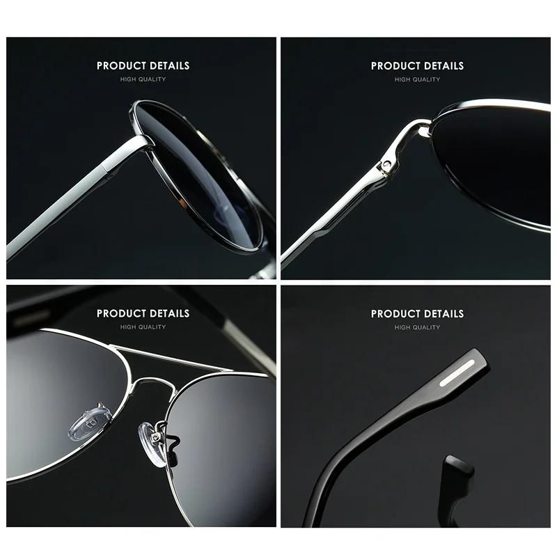 Солнцезащитные очки-авиаторы GAOOZE для мужчин и женщин Поляризационные солнечные