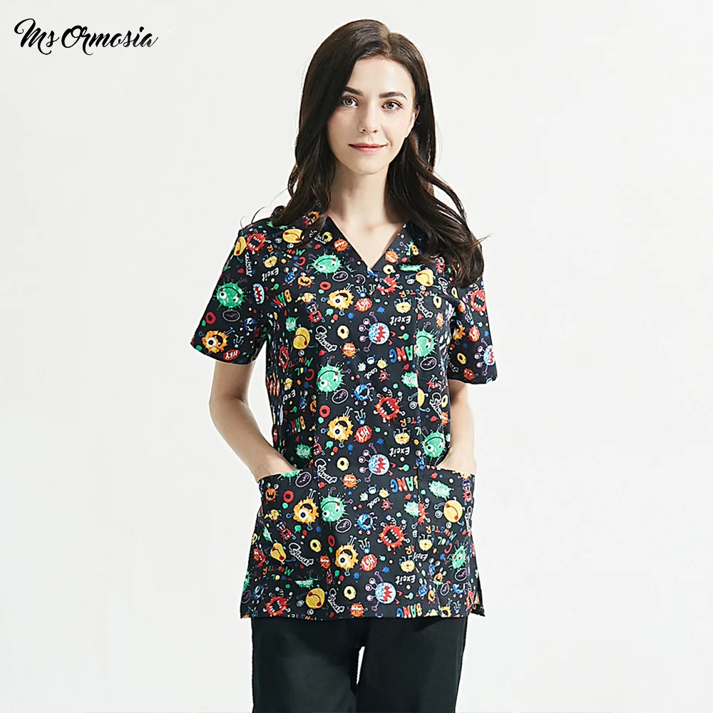 Унисекс модель 100% бриллианты рубашка скрабы топы набор для салона красоты