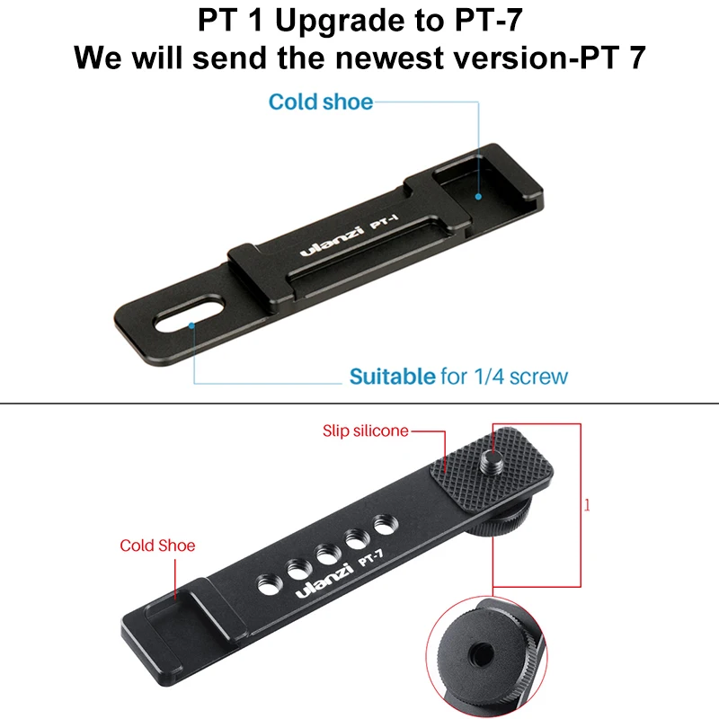 Ulanzi алюминиевый телефон видео Vlogging Kit карманная установка с холодным башмаком