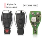 Jingyuqin 34 кнопки Xhorse VVDI MB FBS3 KeylessGo ключ 315433 МГц для Benz W204 W207 W212 W164 W166 W221
