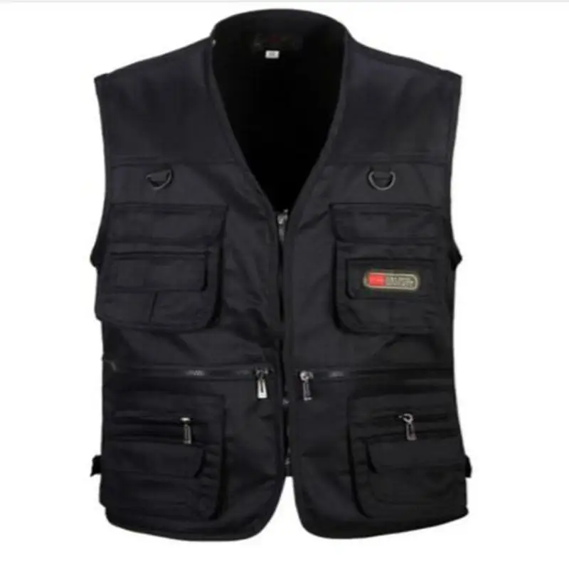 

Men's Fishing Vest Outdoor Sport Fishing Life Vest with Multi-Pocket Zip For Photography Hunting Travel Outdoor Sport Jacket