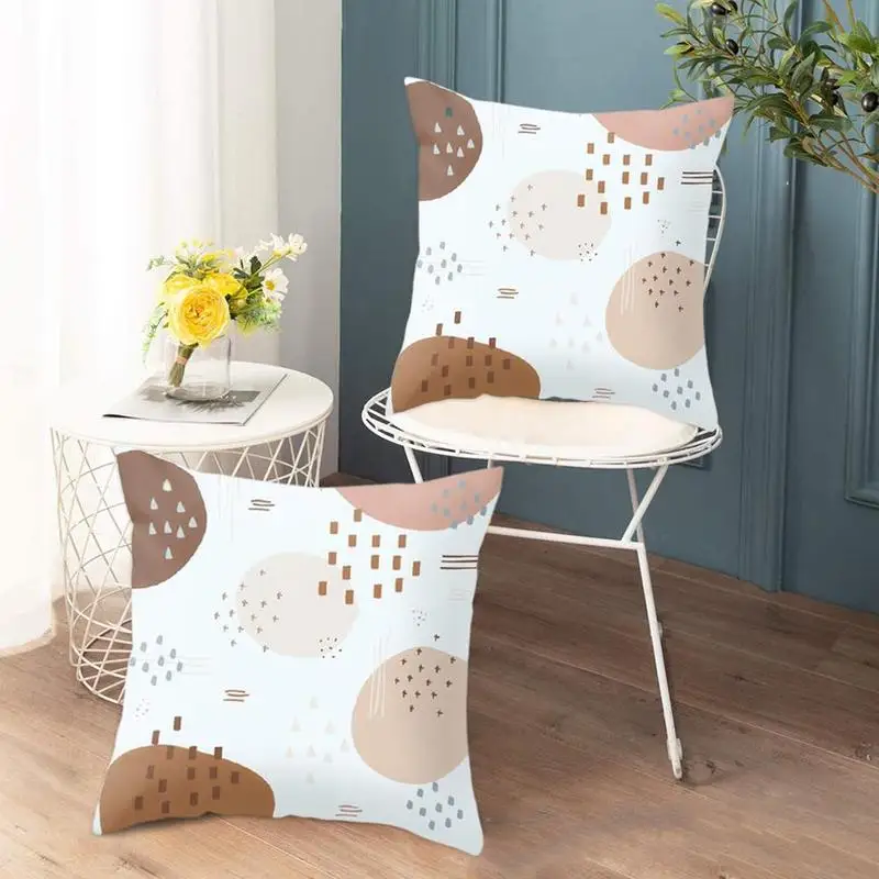 

Throw Pillow Case Mid Century Geometry Abstract Cushion Covers for Home Sofa Chair Decorative Pillowcases