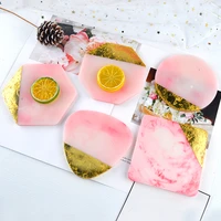 resin coaster tray mold shiny crystal cup holder epoxy silicone casting mould diy craft home decor jewelry making tools