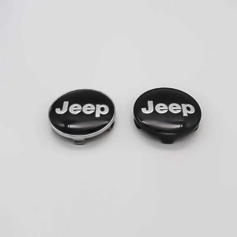 

Car parts 4pcs 68mm wheel hub cover center wheel sticker car logo, suitable for Jeep- personalized modification parts