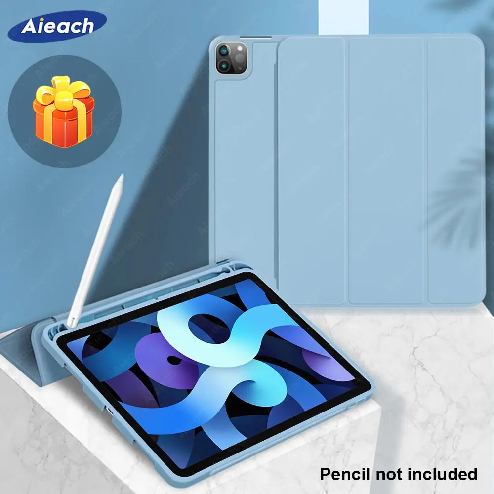 Funda для iPad Air 4 3 2 мини 5 с карандашница из искусственной кожи Nano силиконовый чехол 10