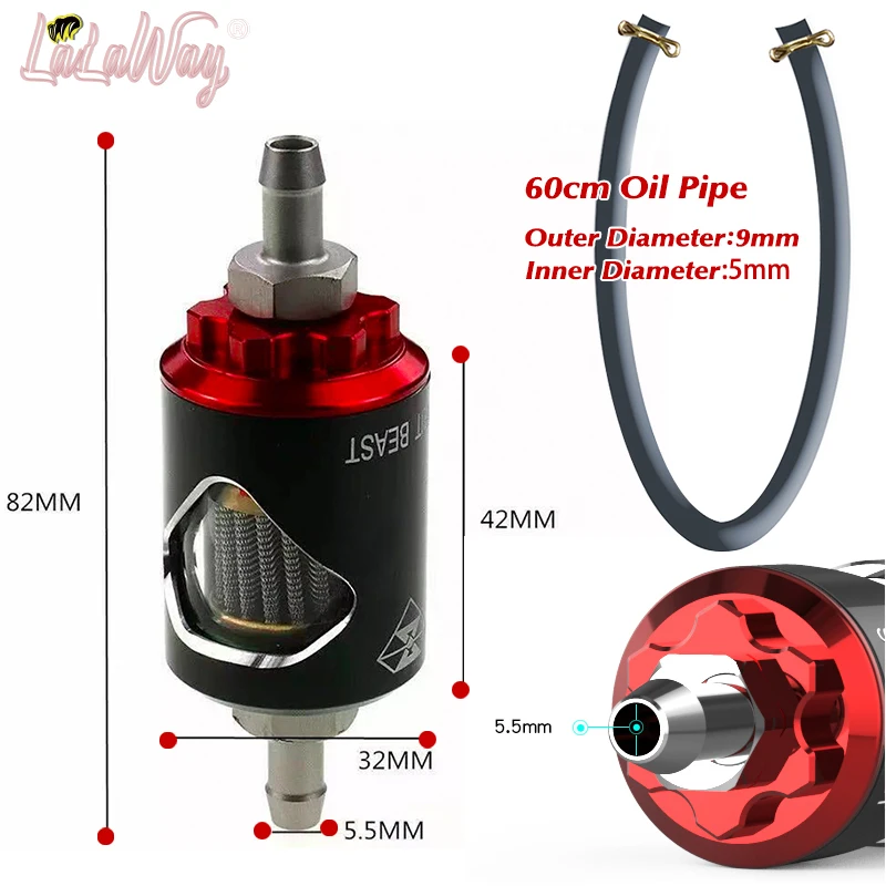 Универсальные Металлические топливные фильтры 1/4 дюйма с сильным магнитом для
