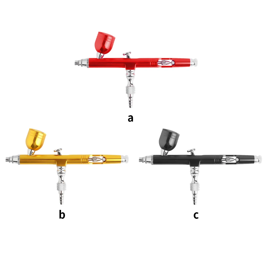 

Airbrush Tool Dual Action Gravity Feed 0.3mm Nozzle Spray Gun Cake Decorating Brushes For Nail Manicure With Wrench Straw