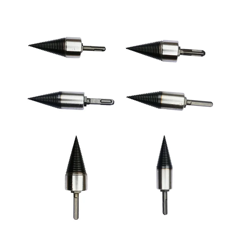 

Screw Splitting Cone Twist Firewood Drill Bit Wood Splitter U Anti-Skid Thread