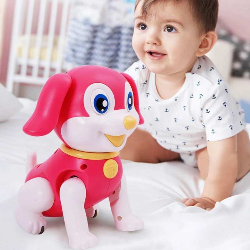 

Electric Walk Robot Cute Dog Puppy Bounce Music Light Dance Interesting Toys