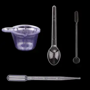 Пластиковый Одноразовый диспенсер для чашек с одной меткой, калиброванная на вытекание мерные чашки набор сделай сам для жидкая эпоксидная смола, форма силиконовые ювелирные изделия делая инструменты