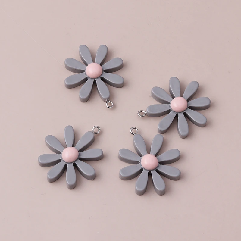 Подвески Цветы из смолы для самостоятельного изготовления ожерелий сережек