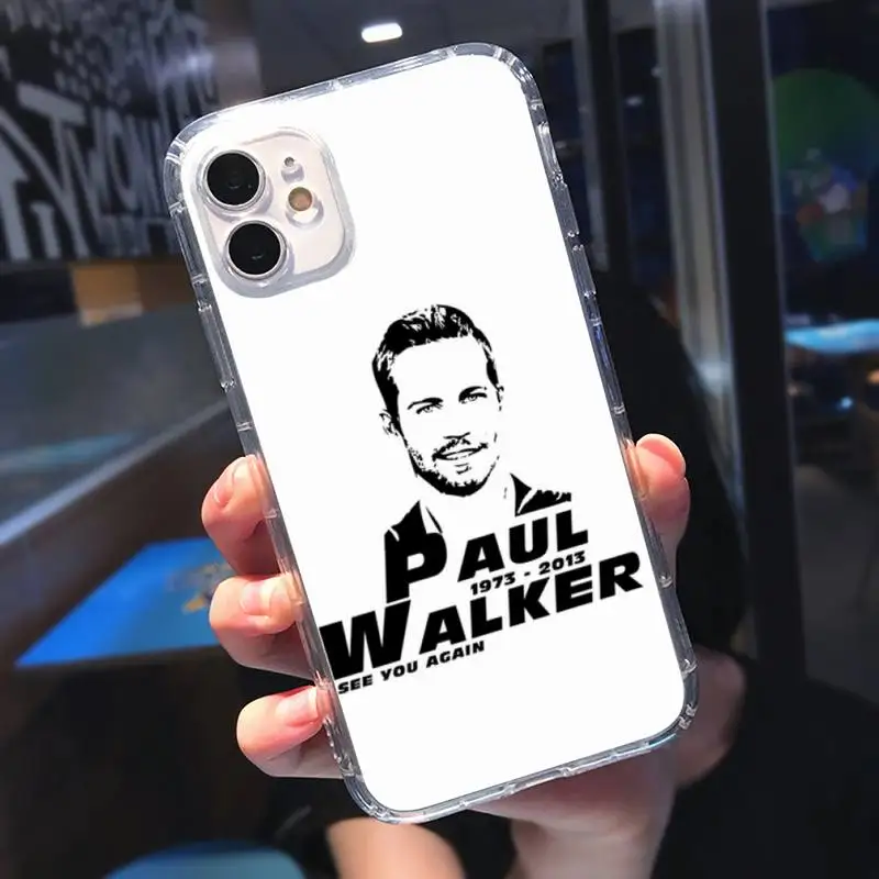 

Fast and furious America movie Phone Case Transparent for iPhone 6 7 8 11 12 s mini pro X XS XR MAX Plus