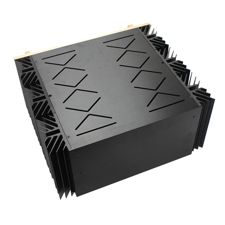 Шасси усилителя Preamp D375 W430 H200 алюминиевый класс Роскошный аксессуар сделай сам