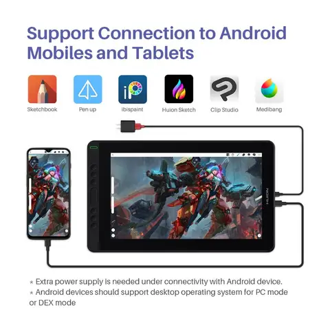 HUION Kamvas 13 графический планшет