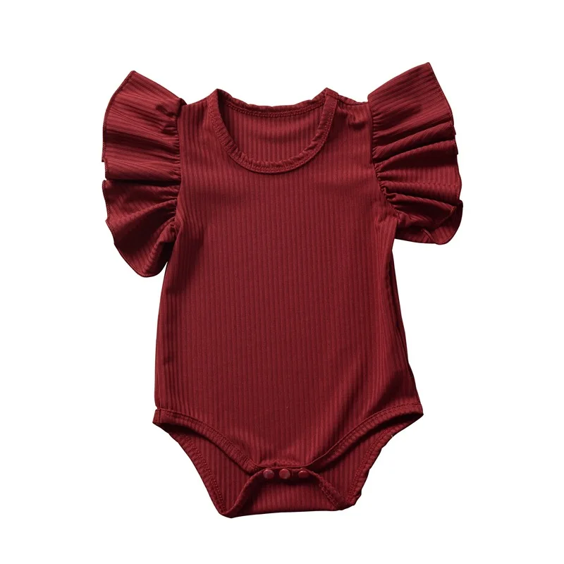 

Baby Cotton Rompers Baby Bodysuit Cute Bebes Ruffle Birthday Party Climbing Clothes Toddler Girls Clothes