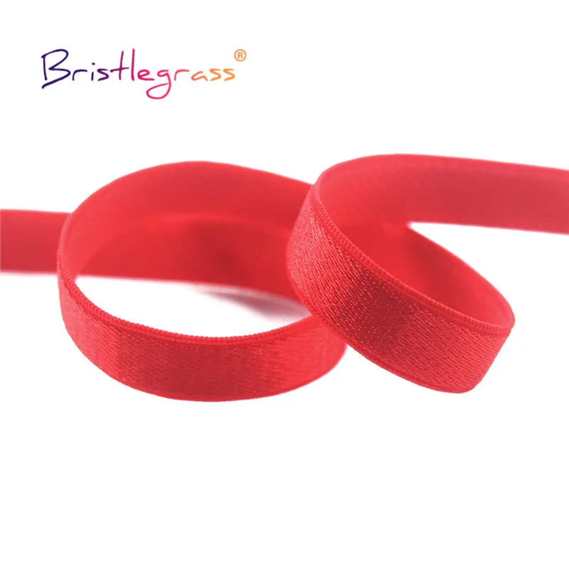 BRISTLEGRASS 2 5 10 ярдов 3/8 &quot10 мм блестящий нейлон эластичные ленты из спандекса