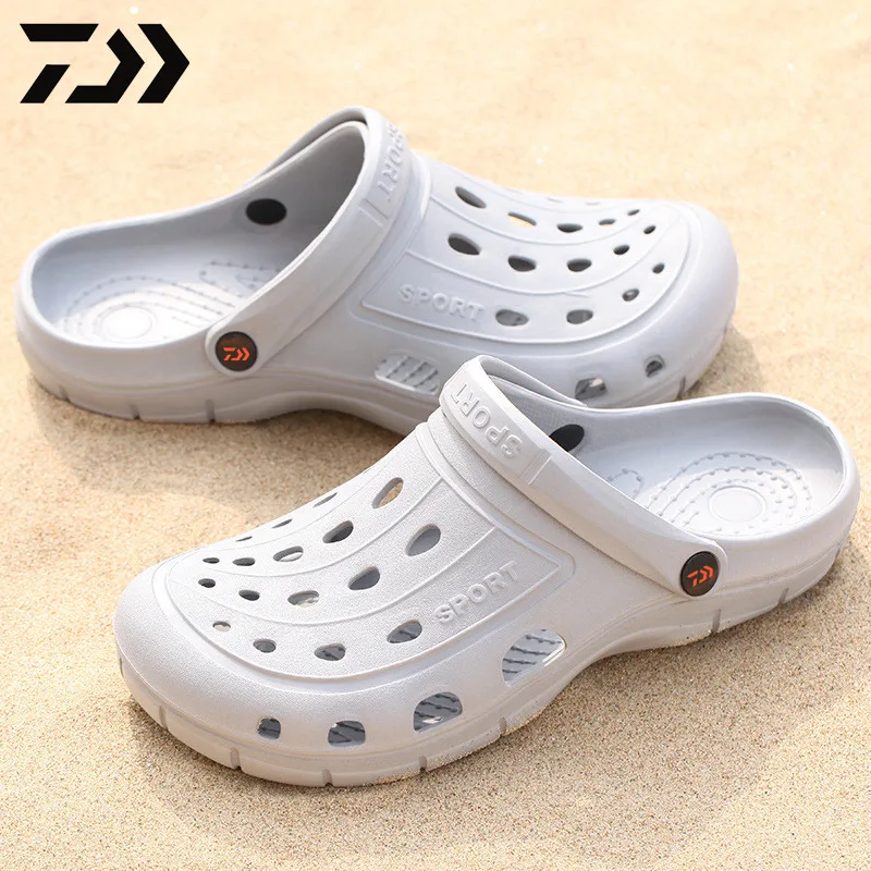 

Ботинки Daiwa мужские для рыбалки, пляжные сандалии, камуфляжная Уличная обувь, легкие дышащие, мягкая летняя обувь для воды