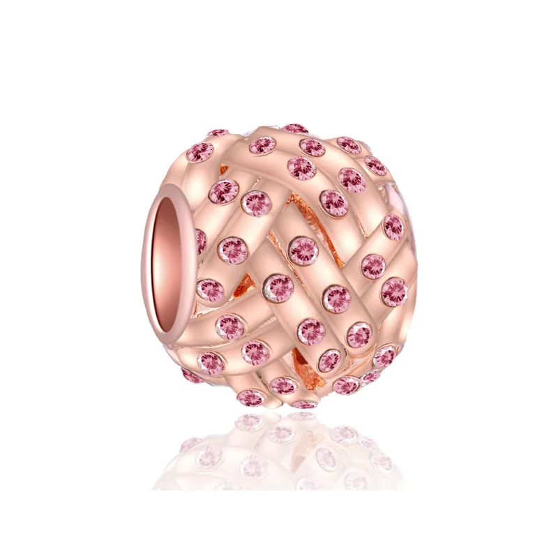 

Luxurious Colorful Crystal Love Heart Beads Fit Original Pandora Charms European Handmade Craft Beads for Women DIY Jewelry