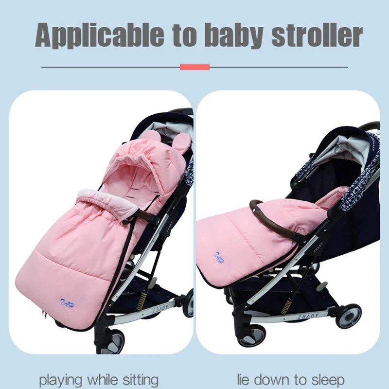 

Baby Stroller Sleeping Bag Windproof Warm Sleepsack Winter Socks Pram Warm Footmuff for Universal Stroller Accessories