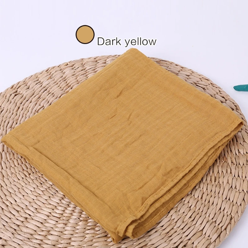Manta receptora de muselina de fibra de bamb&uacute; para beb&eacute;, 120x120cm, envoltura para reci&eacute;n nacidos, 2 capas de gasa de ba&ntilde;o, saco de dormir, cochecito-0