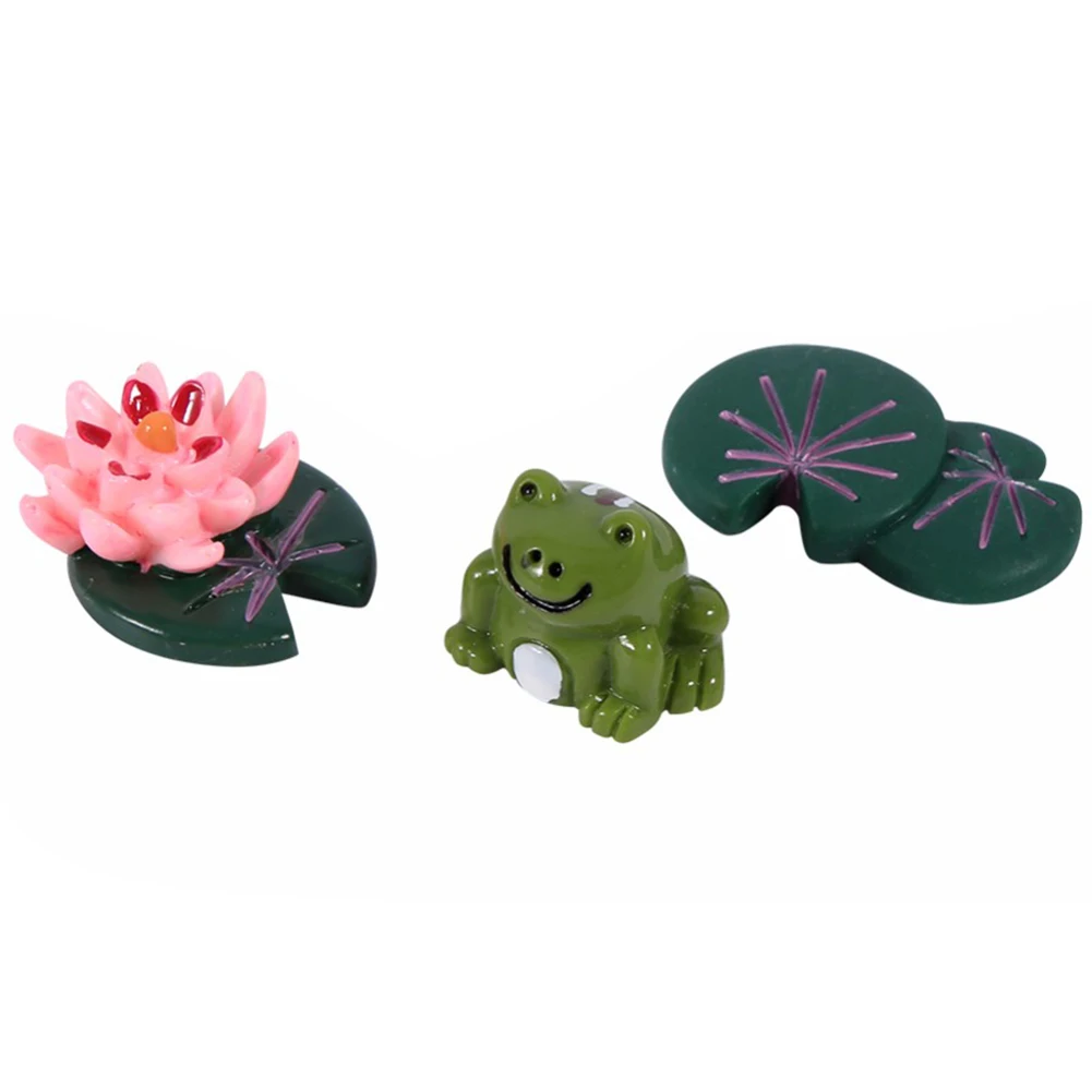 

3pcs Yard Gift Dollhouse DIY Bonsai Portable Landscape Cute Animals Miniature Crafts Resin Garden Ornament
