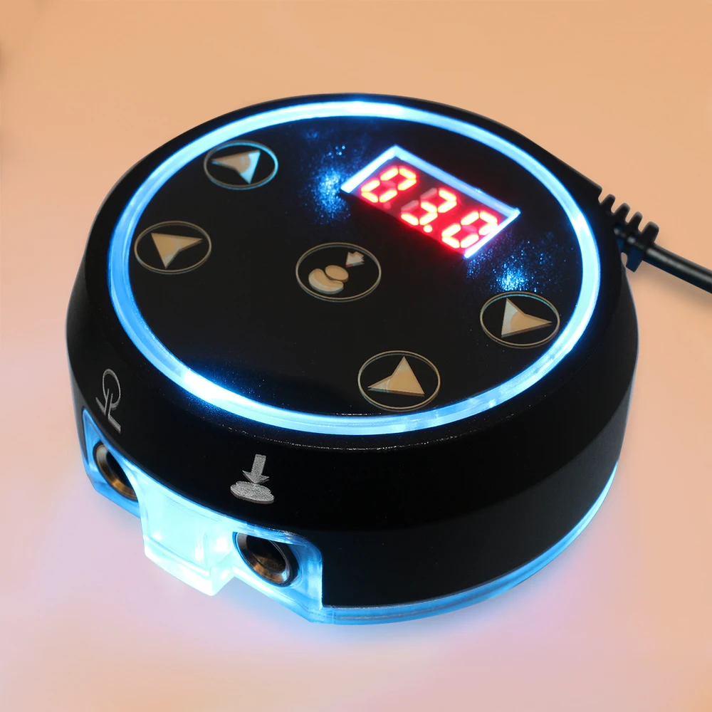 Цифровой блок питания для тату машинки с сенсорным экраном и ручкой регулируемый