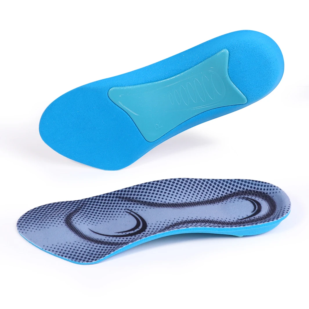 

BANGNI 3/4 Orthopedic Insoles Orthotic Arch Support Shoes Pad Mild Flat Feet Plantar Fasciitis Memory Foam Inserts for Men Women