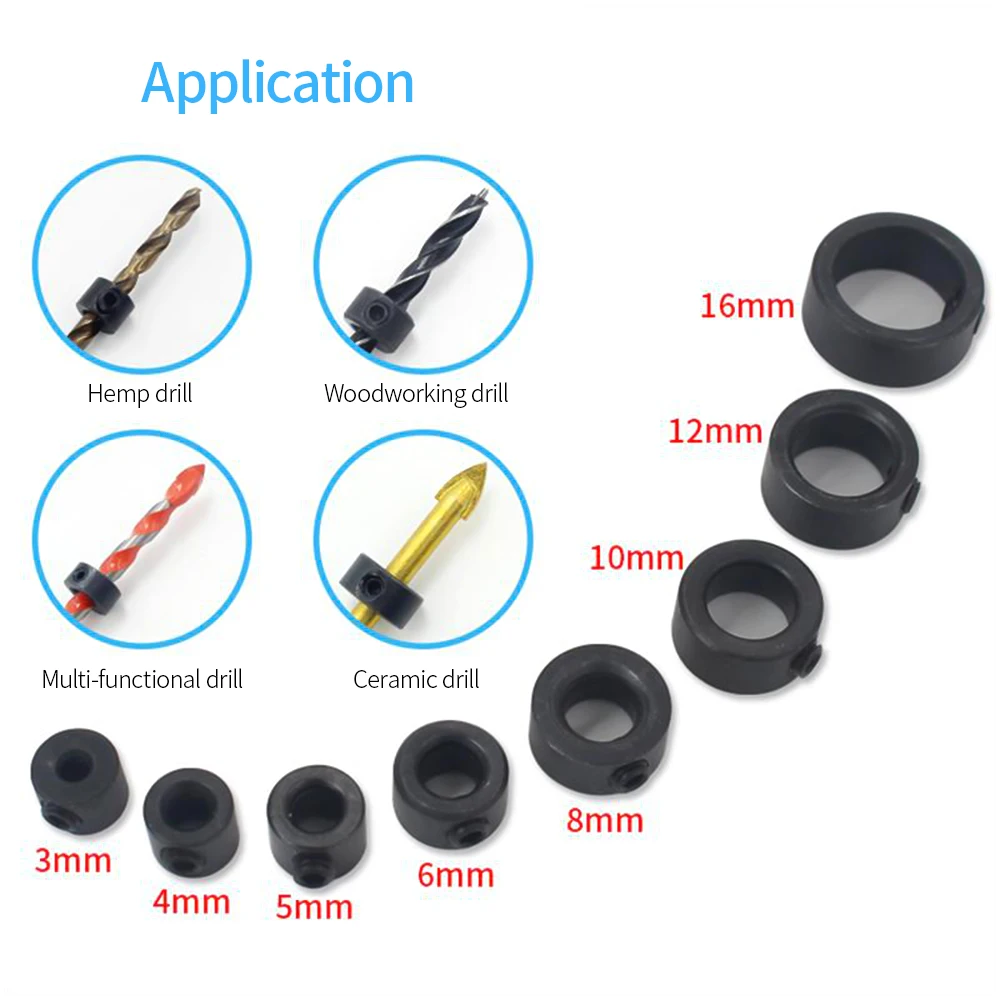 8 шт. отвертка сверло лимит кольцо 3 16 мм деревообрабатывающее для глубина