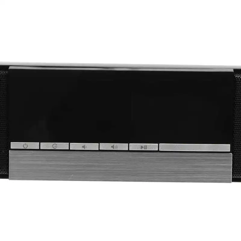 

Wireless Speaker Black Stereo Speaker PVC QE Adjustable for Tablets DVDs for TVs Mobile Phones