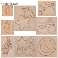 chzimade star leaf shaped metal leather cutting die mould wooden dies cutter punching mold diy leather crafts