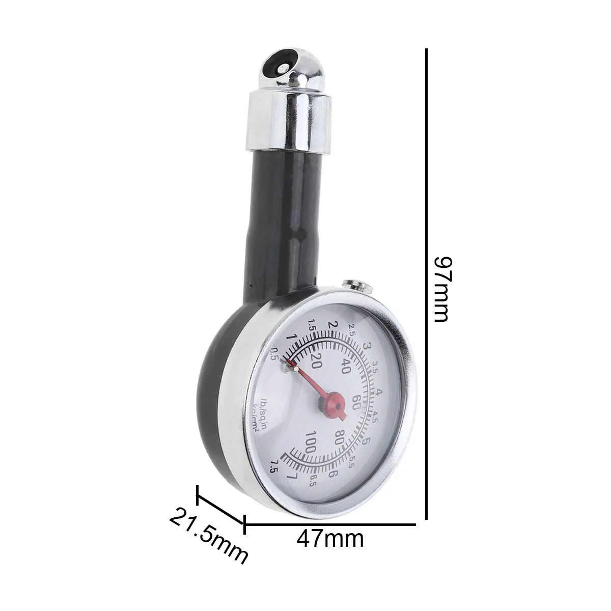 Portable Car Dial Accurate Tyre Tire Air Pressure Gauge Meter - Metal Shell | Автомобили и мотоциклы