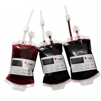 400ml pvc drink vampire blood bag nurse cosplay nurse theme party decor halloween decoration pouch props supplies scary props