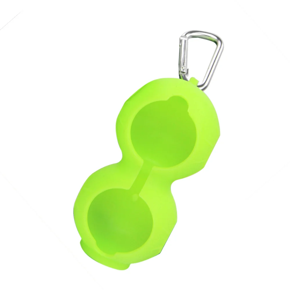 

Silicone Holder Dual Storage Protection Carrier with Hook (Yellow)