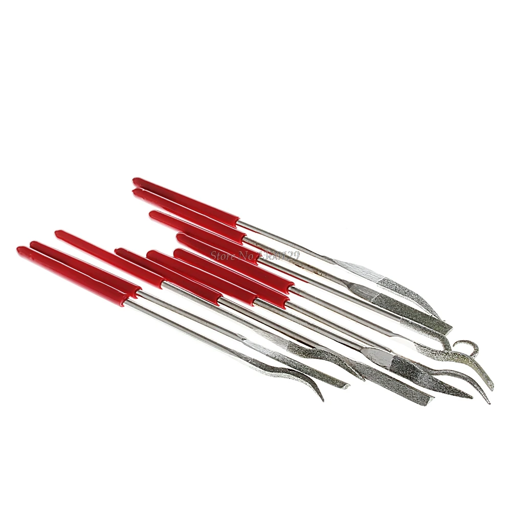 

10Pcs/Set Diamond Coated Riffler Files Mechanical Watch Jewelry Files Tools Set Whosale&Dropship