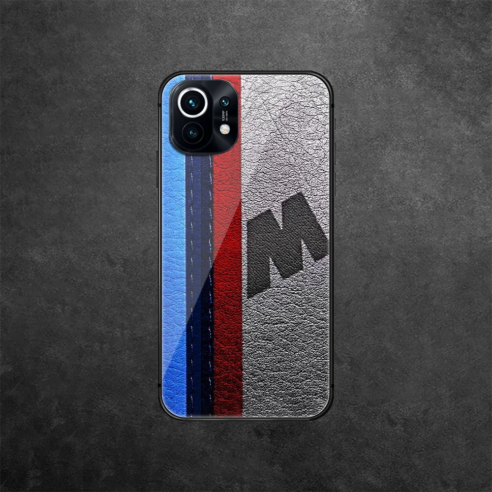 

Sportscar BMW-M Luxury Tempered Glass Phone Case Cover For Xiaomi Mi Poco A F X 2 3 8 9 10 11 T Pro Lite Ultra Max Nfc Shell