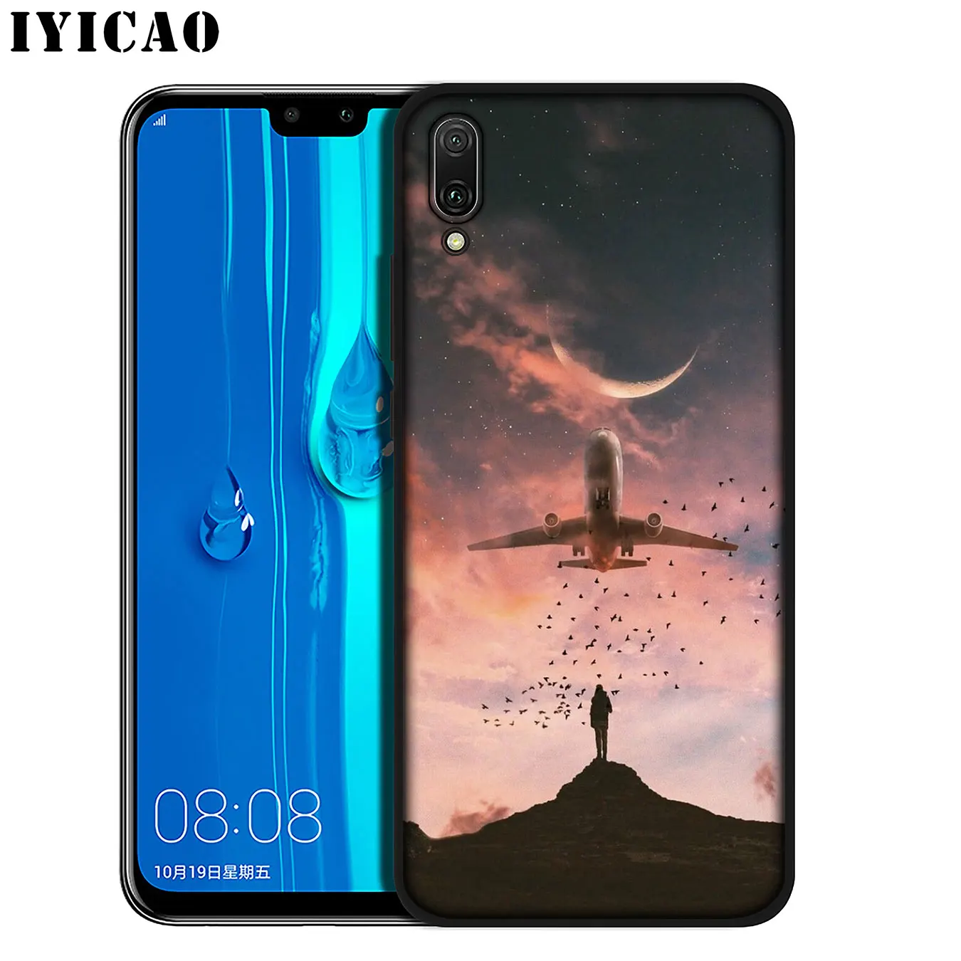 IYICAO aircraft plane airplane aeroplane Soft Silicone Phone Case for Huawei Mate 30 20 10 Pro Black Nova 5i 4 3 3i 2i 2 Lite |
