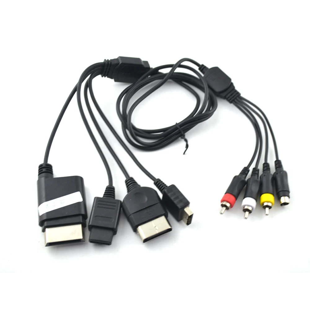 Многофункциональный кабель s-video Audio video av для s f c /n 64/ n g p 1/ 2/PS 3/ xbox игровая консоль |