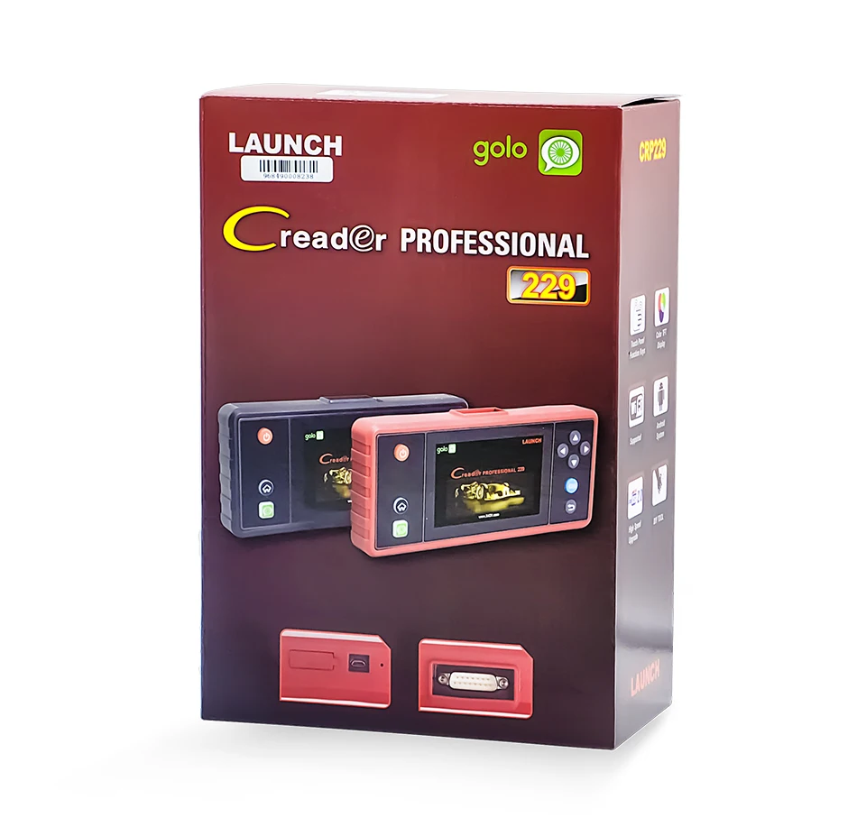 Новый сканер кодов Launch x431 Creader CRP229 Touch диагностика 5 0 дюймов система Android OBD2 Полная