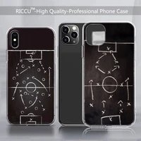football soccer tactics time phone case transparent for iphone 13 12 11 pro mini xs max 8 7 6 6s plus x se 2020 phone case
