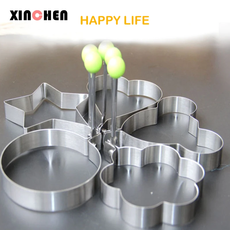 Форма для яичницы из нержавеющей стали креативная мясорубка торта OPP Omelette