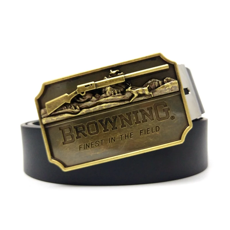 Металлическая пряжка для ремня мужчин и мальчиков в античном стиле Бронзовый